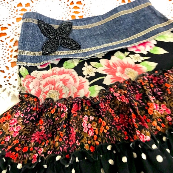 Girl Mania Boho Style Ruffled Skirt - Picture 3 of 7